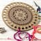 Wonderland Crafts Fair Isle Flower Thread Organizer Embroidery Kit